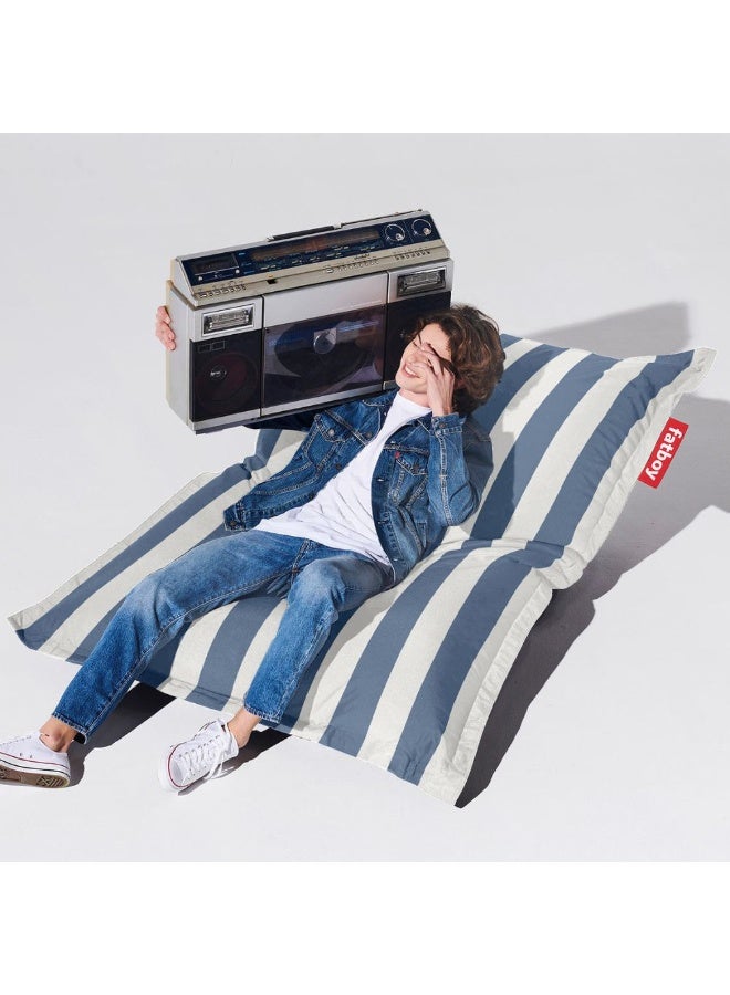 Fatboy Original Bean Bag | Multifunctional Lounge Chair | Indoor & Outdoor Use | Water & Dirt Repellent | UV-Resistant | 134 x 180 cm - Stripe Ocean - Image 3
